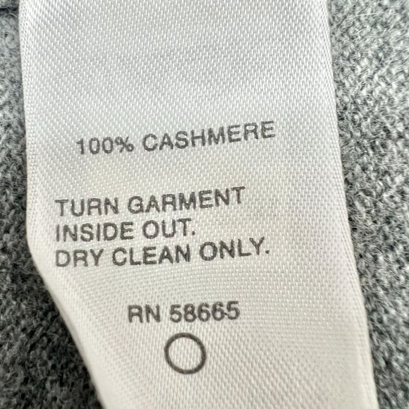 Classiques Entier Cashmere Sweater Womens Small Gray Long Sleeve - Picture 7 of 8